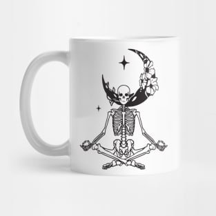 Awesome Skeleton Yoga namaste Mug